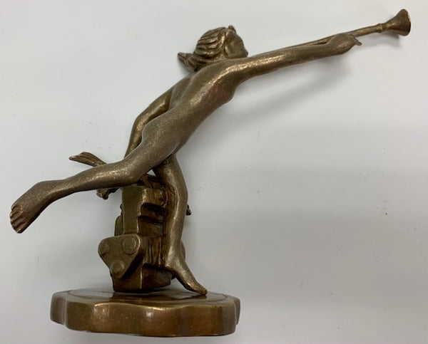 1922 Ballot Trumpeter Mascot/Hood Ornament M-314