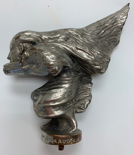 1920's Draped Lady in Wind Car Mascot/Hood Ornament M-122