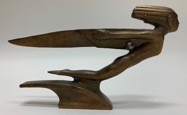 1930 Flying Goddess Auburn Mascot/Hood Ornament M-170