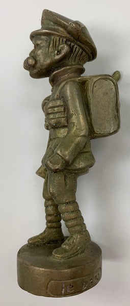 WW I Cartoon Character Old Bill Mascot/Hood Ornament M-195