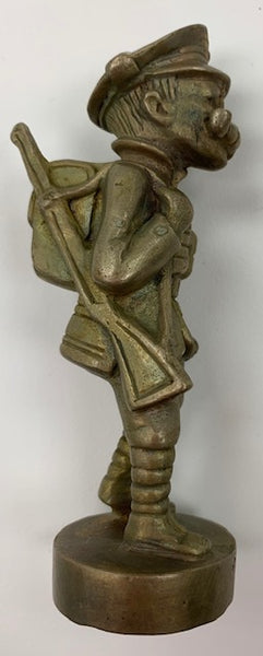 WW I Cartoon Character Old Bill Mascot/Hood Ornament M-195