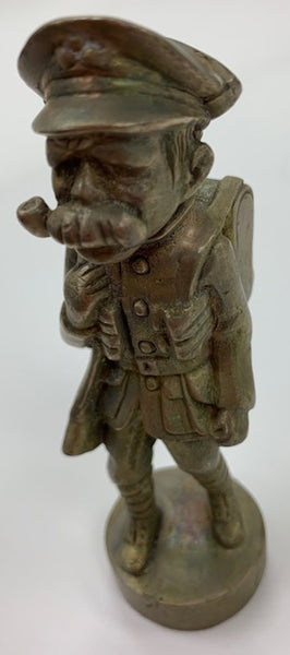 WW I Cartoon Character Old Bill Mascot/Hood Ornament M-195