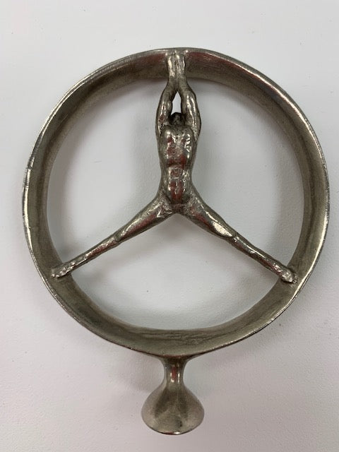 Mercedes Nude in Circle Mascot/Hood Ornament M-196