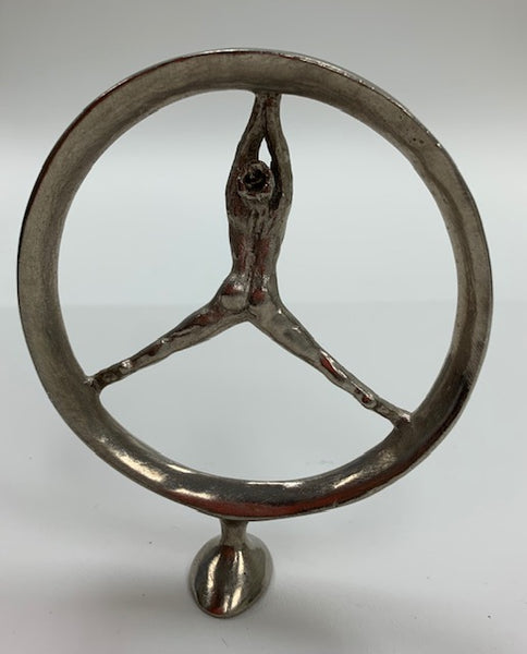 Mercedes Nude in Circle Mascot/Hood Ornament M-196