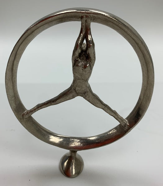 Mercedes Nude in Circle Mascot/Hood Ornament M-196