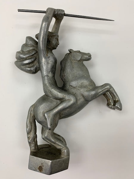 Nude Man Riding a Horse Mascot/Hood Ornament M-197