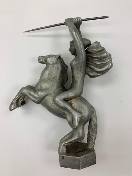 Nude Man Riding a Horse Mascot/Hood Ornament M-197