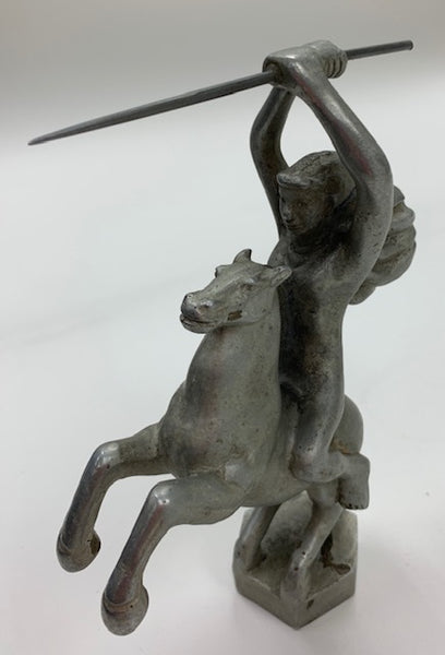 Nude Man Riding a Horse Mascot/Hood Ornament M-197