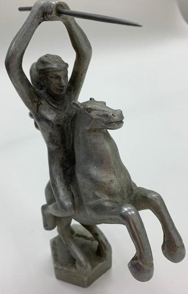 Nude Man Riding a Horse Mascot/Hood Ornament M-197