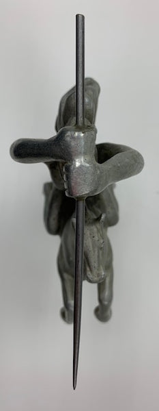 Nude Man Riding a Horse Mascot/Hood Ornament M-197
