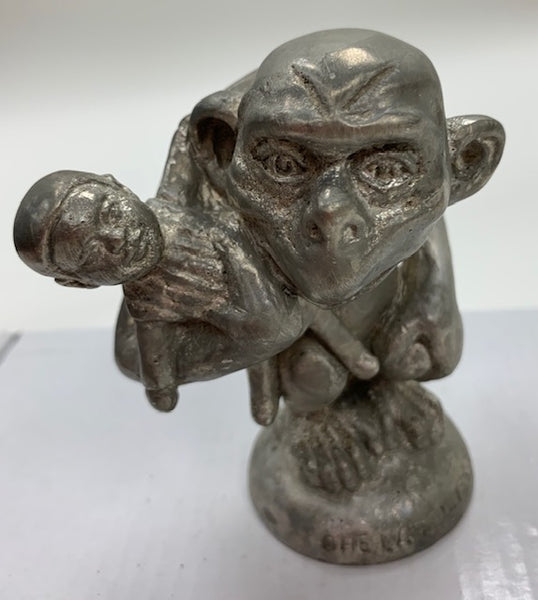 1920’s style MONKEY WITH DOLL Car Mascot/Hood Ornament M-204