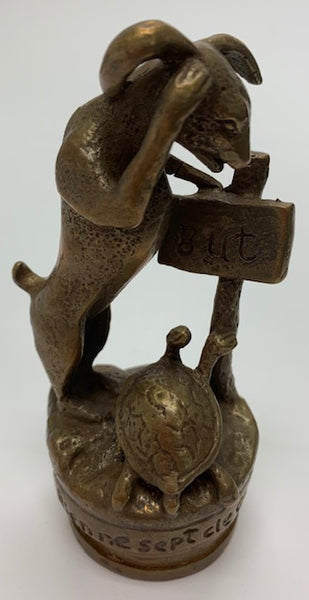 1911 Hare Raced Tortoise Car Mascot/Ornament M-233