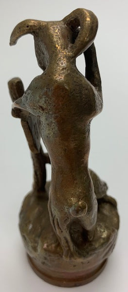 1911 Hare Raced Tortoise Car Mascot/Ornament M-233