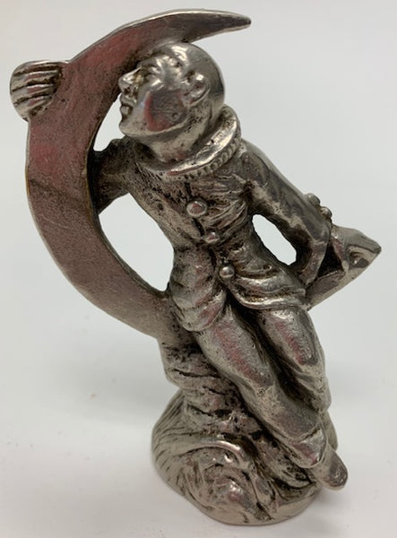 1920 Harlequin on Moon Mascot/Hood Ornament M-238