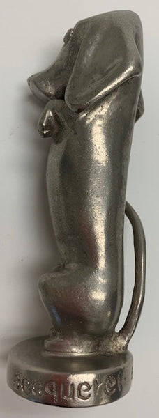 French Begging Dachshund Dog Mascot/Hood Ornament M-53