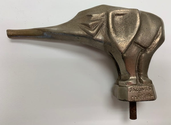 1925 Jacques Cartier Elephant Mascot/Hood Ornament M-270
