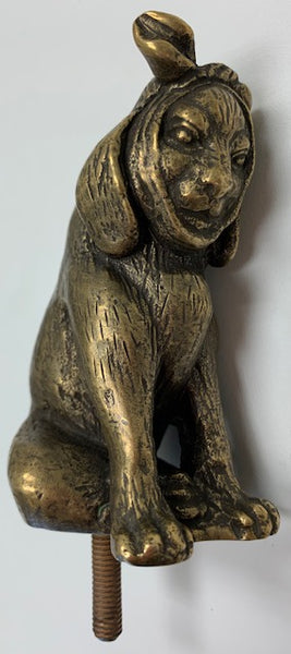 French Puppy With Toothache Mascot/Hood Ornament M-272