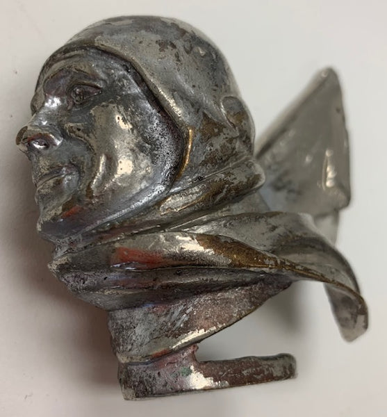 1920’s Racing Driver Bust at Speed Car Mascot/Ornament M-213