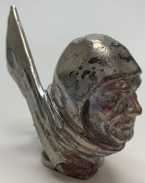 1920’s Racing Driver Bust at Speed Car Mascot/Ornament M-213