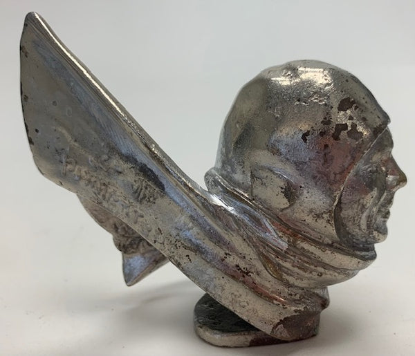 1920’s Racing Driver Bust at Speed Car Mascot/Ornament M-213