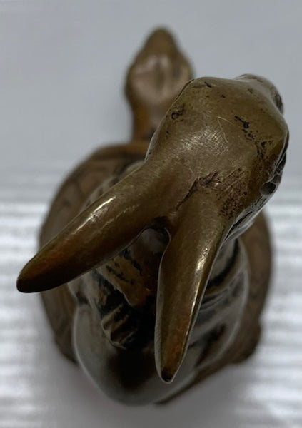 1920 Hare Riding Tortoise Mascot/Hood Ornament M-296