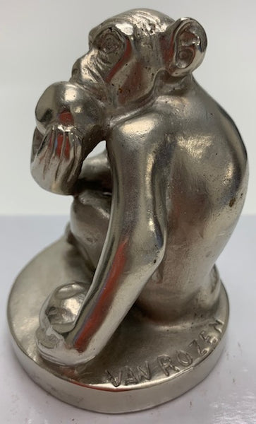 1920 French Chimpanzee Mascot/Hood Ornament M-287