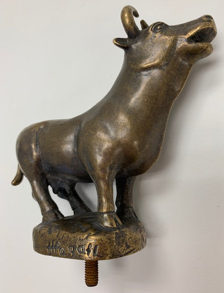 1920 Payen Fighting Bull Mascot/Hood Ornament M-295
