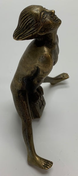 1920 Nude Girl Vaulting Milestone Mascot/Hood Ornament M-311
