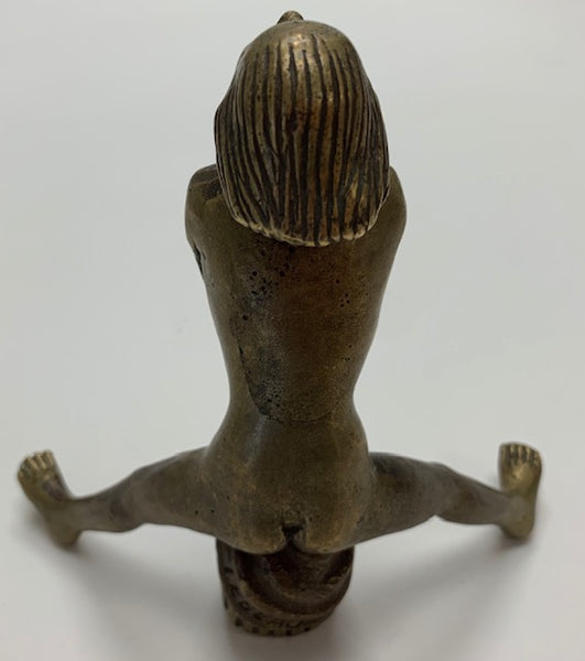 1920 Nude Girl Vaulting Milestone Mascot/Hood Ornament M-311