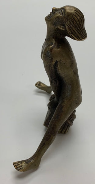 1920 Nude Girl Vaulting Milestone Mascot/Hood Ornament M-311