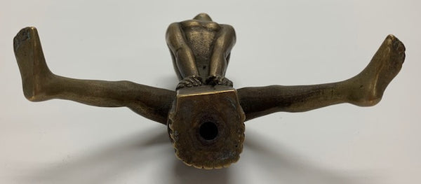 1920 Nude Girl Vaulting Milestone Mascot/Hood Ornament M-311