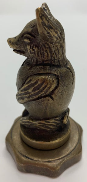 1920 Pig in Egg Mascot/Hood Ornament M-326