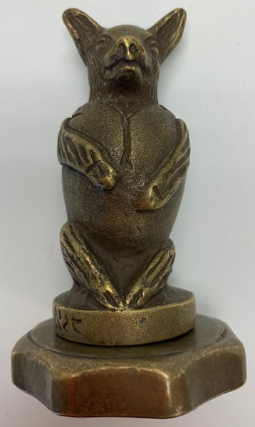 1920 Pig in Egg Mascot/Hood Ornament M-326