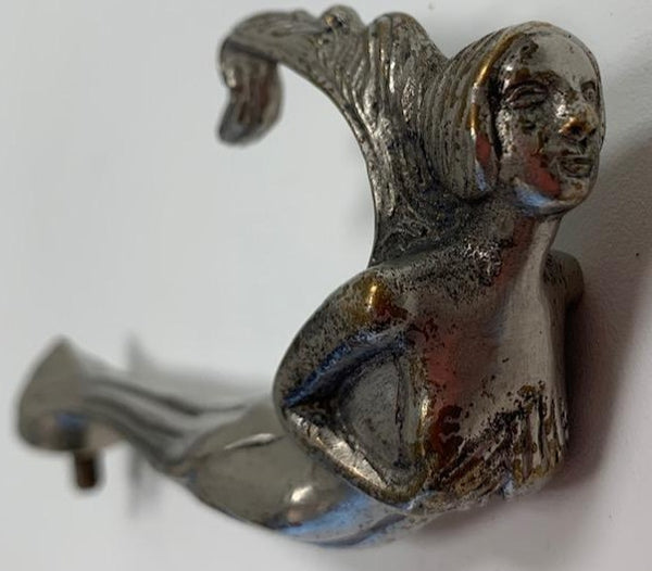 GODDESS WITH BASE HOOD ORNAMENT/MASCOT M-11