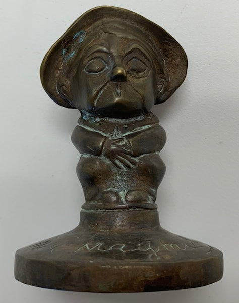 1920 Mrs. Maymore May & Padmore Mascot/Hood Ornament M-30