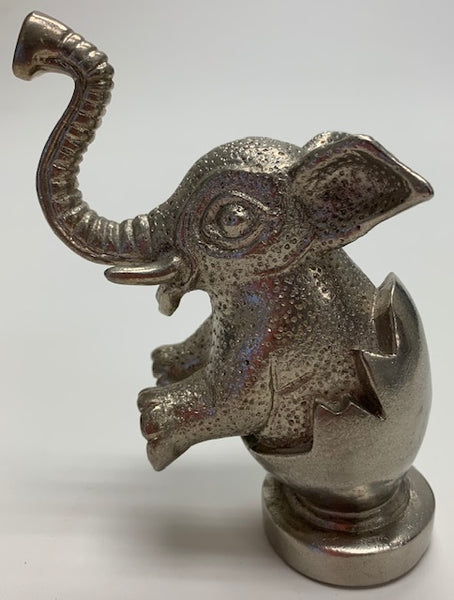 Elephant Emerging From an Egg Mascot/Hood Ornament M-31