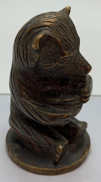 Bear Eating Honey Mascot/Hood Ornament M-35