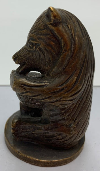 Bear Eating Honey Mascot/Hood Ornament M-35