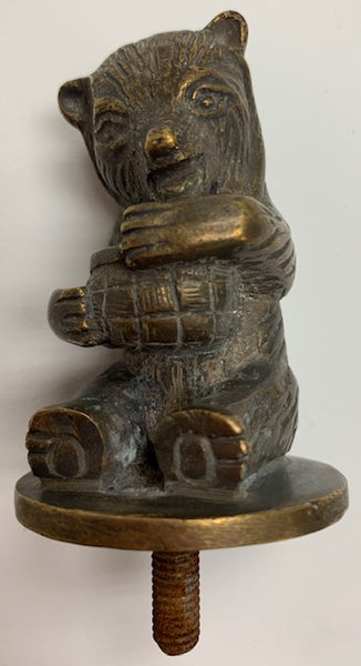 Bear Eating Honey Mascot/Hood Ornament M-35