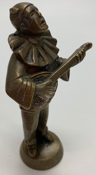 Mandolin Player Mascot/Hood Ornament M-40
