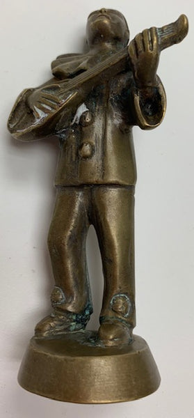 Mandolin Player Mascot/Hood Ornament M-40