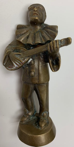 Mandolin Player Mascot/Hood Ornament M-40