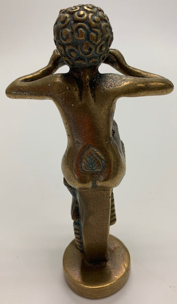 God Pan Playing Reed Pipe Mascot/Hood Ornament M-43