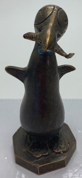 French Art Deco Penguin Bronze Mascot/Hood Ornament M-60