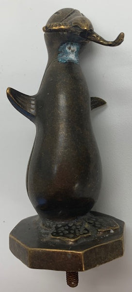 French Art Deco Penguin Bronze Mascot/Hood Ornament M-60