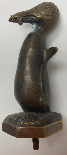 French Art Deco Penguin Bronze Mascot/Hood Ornament M-60