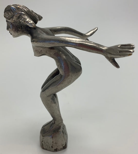 ART DECO NAKED NYMPH CAR MASCOT/ORNAMENT M-62