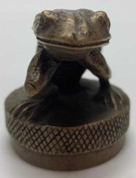 Frog Pulling Snail Mascot/Hood Ornament M-66