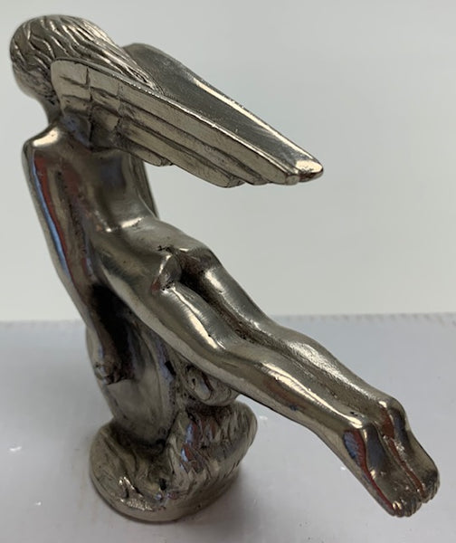 Erotic Woman Riding On a Wheel Mascot/Hood Ornament M-74