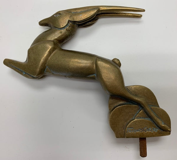 1925 Jacques Cartier Gazelle Mascot/Hood Ornament M-75